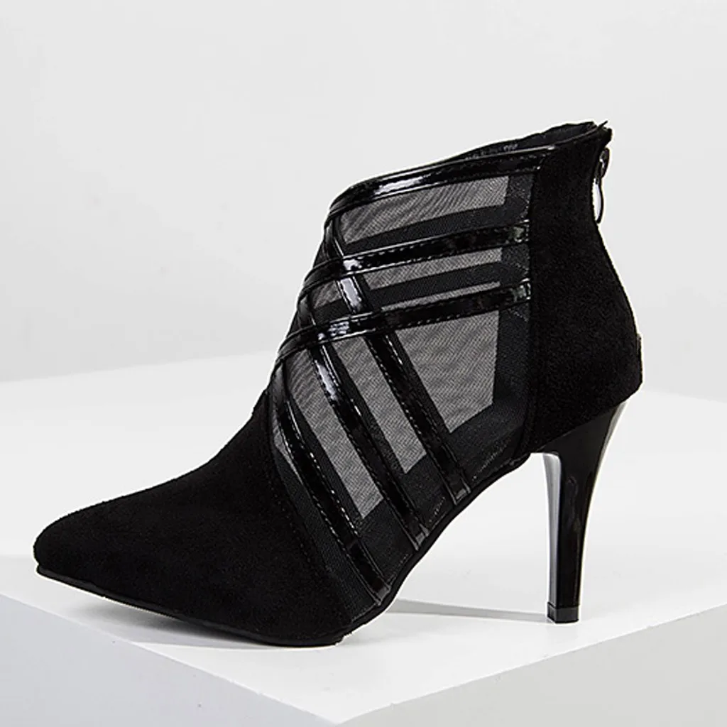 High Heels Shoes Woman Sexy Black Mesh Party Pumps Laies Fashion Casual Elegant Thin Heel Single Shoes For Summer Autumn
High Heels Shoes Woman Sexy Black Mesh Party Pumps Laies Fashion Casual Elegant Thin Heel Single Shoes For Summer Autumn