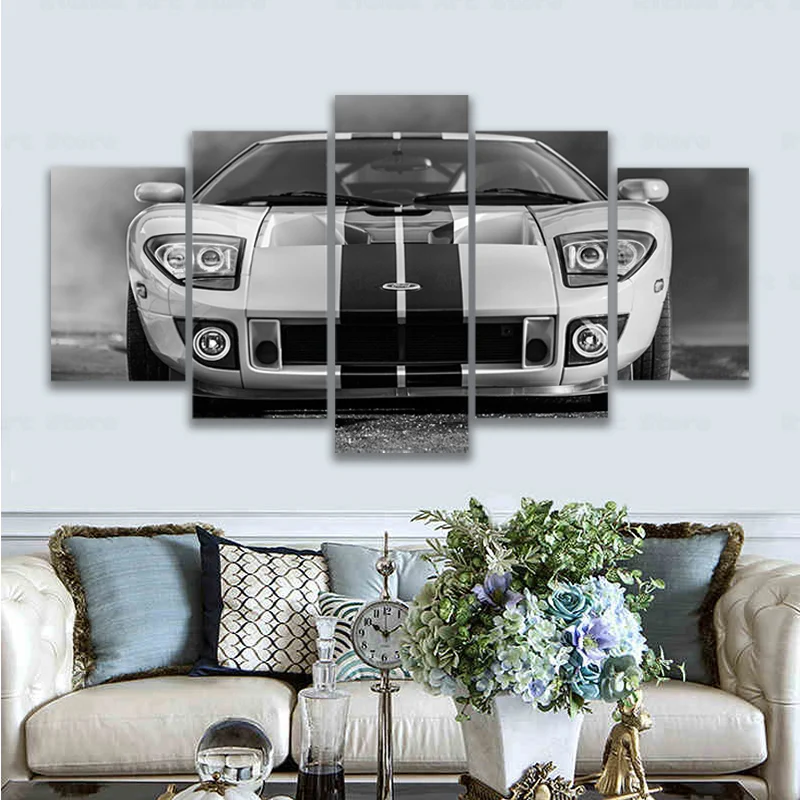 Wall Art Canvas 5 Pieces Ford Mustang GT Car Print Posters View Painting Picture Home Decor Living Room Modern Artwork Modular
Wall Art Canvas 5 Pieces Ford Mustang GT Car Print Posters View Painting Picture Home Decor Living Room Modern Artwork Modular