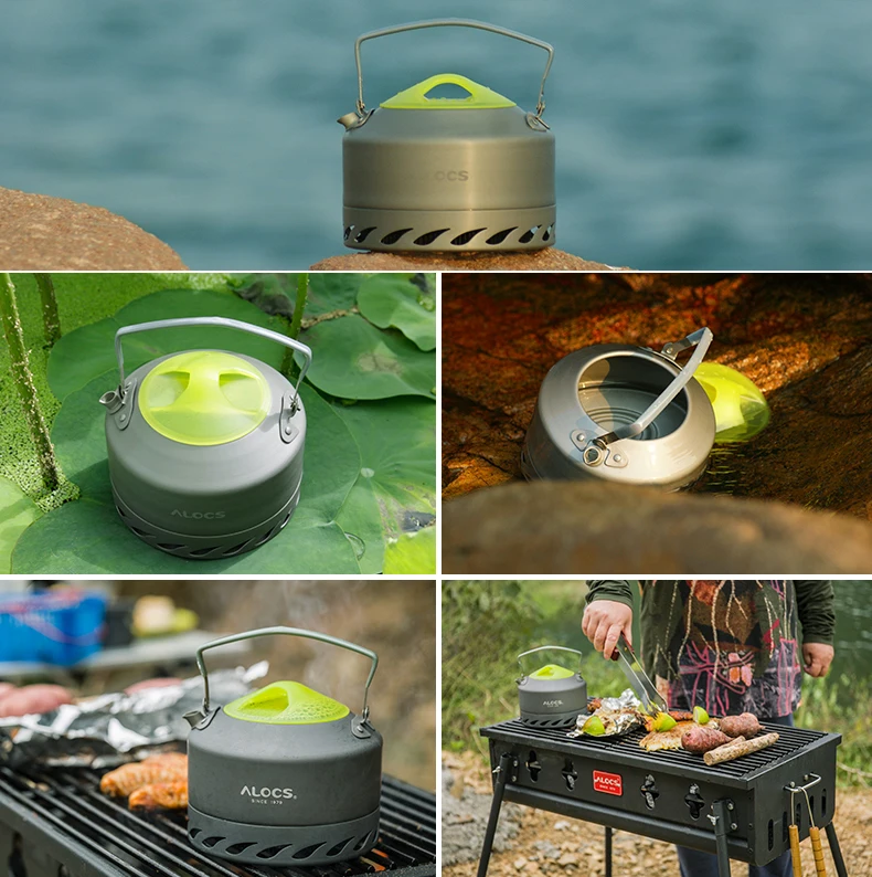 Outdoor Camping Portable 0.9L Water Kettle Aluminum Oxide Pot Teapot Kettle Tableware Hiking Cookware Equipment 
Outdoor Camping Portable 0.9L Water Kettle Aluminum Oxide Pot Teapot Kettle Tableware Hiking Cookware Equipment