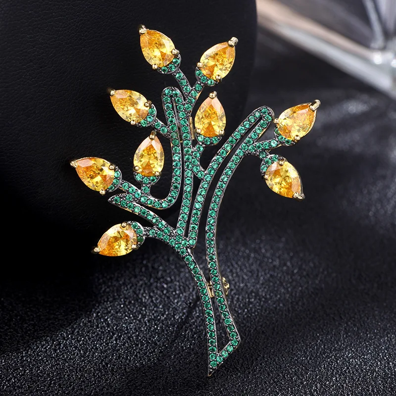 Luxury Zircon Flower Rhinestone Brooch Pin Beautiful Crystal Plant Tree Christmas Brooches for Women Pin Gifts Broche Femme
Luxury Zircon Flower Rhinestone Brooch Pin Beautiful Crystal Plant Tree Christmas Brooches for Women Pin Gifts Broche Femme