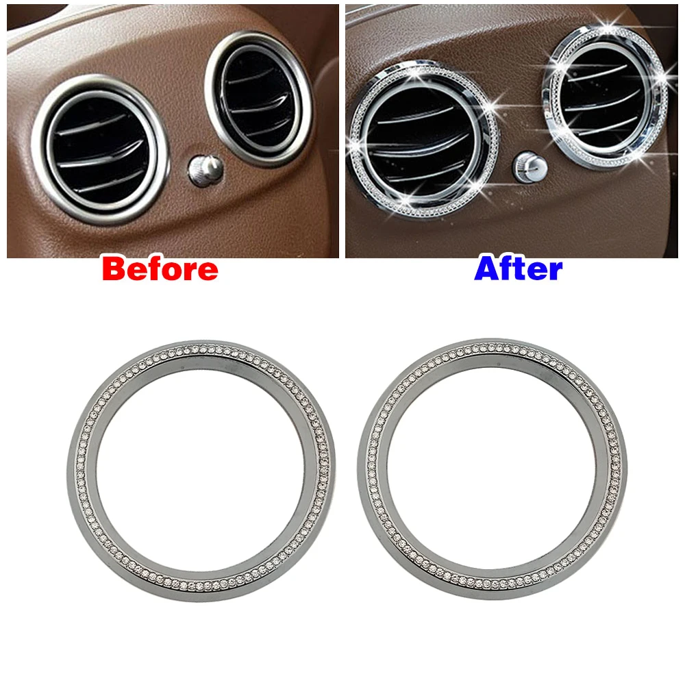 For Mercedes Benz GLC 2015-2019 Rear Seat Air Conditioner AC Outlet Vent Trim Refit Artificial Crystal Diamond Decal
For Mercedes Benz GLC 2015-2019 Rear Seat Air Conditioner AC Outlet Vent Trim Refit Artificial Crystal Diamond Decal