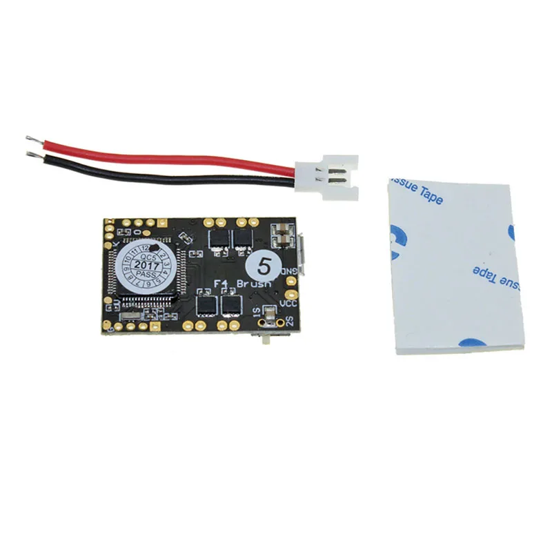 168MHZ 1S-2S F4 Coreless Brush Flight Controller Hardware Platform PCB Circuit Board Module with Cable for Tiny FPV Drone
168MHZ 1S-2S F4 Coreless Brush Flight Controller Hardware Platform PCB Circuit Board Module with Cable for Tiny FPV Drone