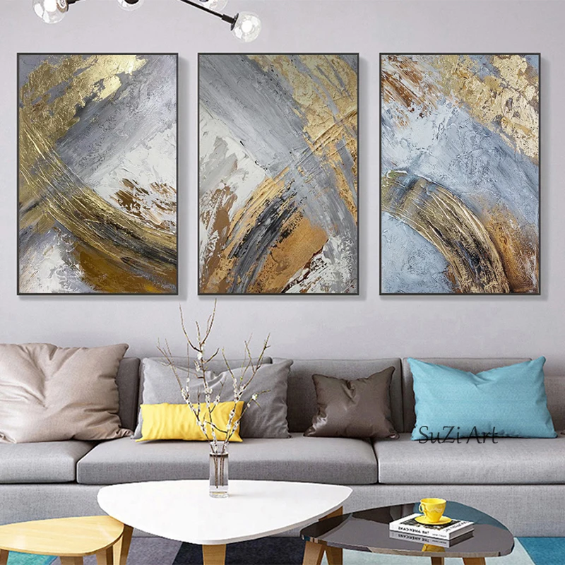 100% Hand-painted Abstract Oil Painting On Canvas In Living Room Gold Modern Painting Decoration Salon Bedroom Decor Home Decor
100% Hand-painted Abstract Oil Painting On Canvas In Living Room Gold Modern Painting Decoration Salon Bedroom Decor Home Decor