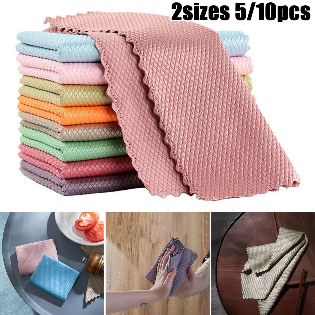 NanoScale Streak-Free Miracle Cleaning Cloths Reusable And Rewashable Microfiber Cleaning Cloth Housework Cleaning Tools
NanoScale Streak-Free Miracle Cleaning Cloths Reusable And Rewashable Microfiber Cleaning Cloth Housework Cleaning Tools