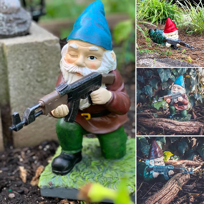 Funny Army Garden Gnome Statue Resin Desktop Lawn Ornament Figure Sculpture Indoor Outdoor Home Yard Decor KI
Funny Army Garden Gnome Statue Resin Desktop Lawn Ornament Figure Sculpture Indoor Outdoor Home Yard Decor KI