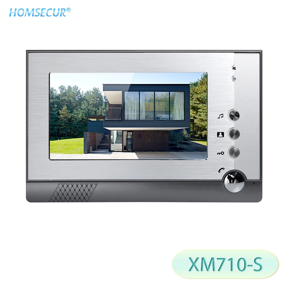 HOMSECUR 7-дюймовый внутренний монитор с моделированием для видеодомофона |