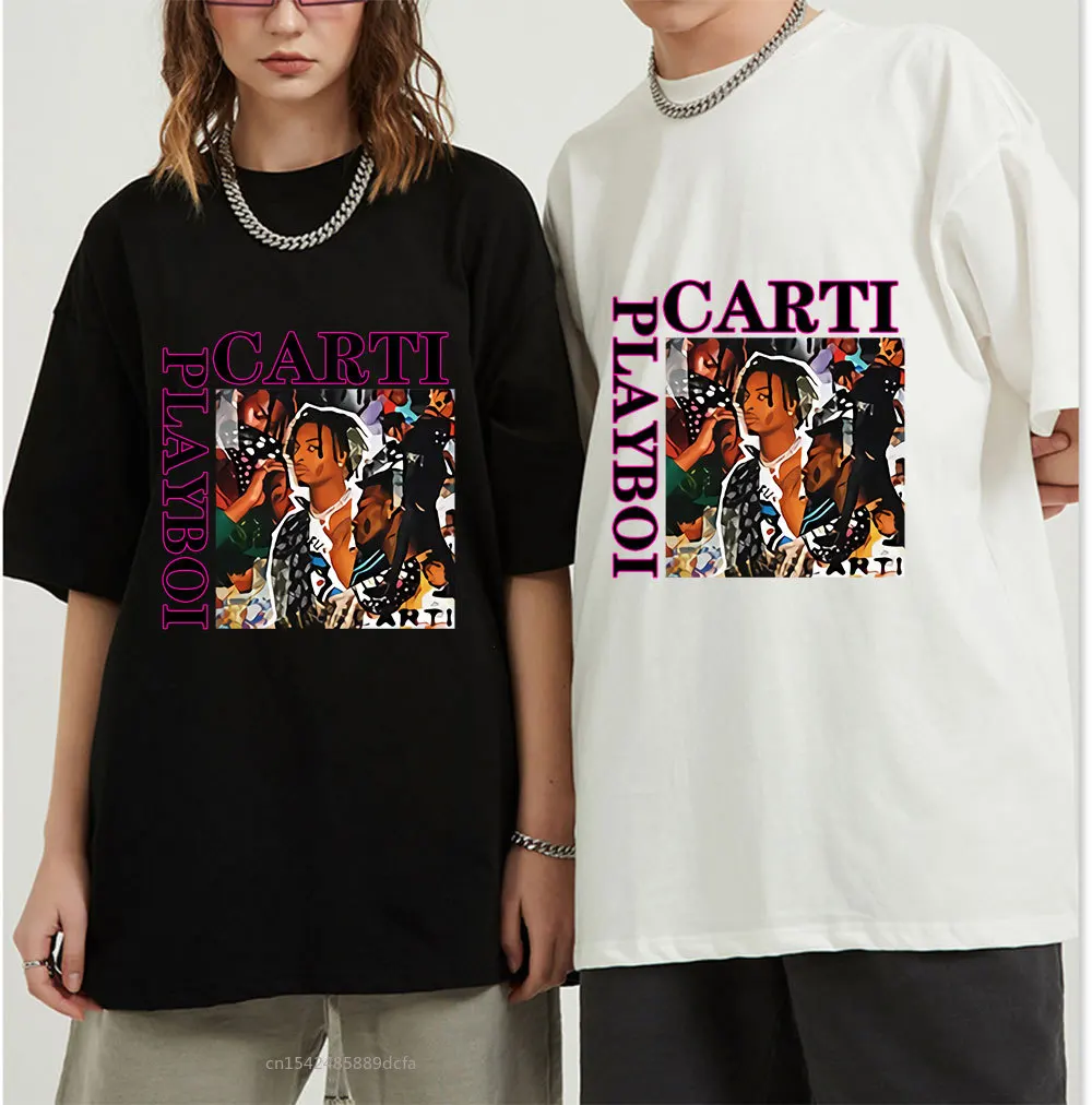 Cashcarti Playboi Carti Vintage T Shirt Summer Short Sleeve O-neck Daily Tops Tee Shirt Rap Music Streetwear Oversized
Cashcarti Playboi Carti Vintage T Shirt Summer Short Sleeve O-neck Daily Tops Tee Shirt Rap Music Streetwear Oversized