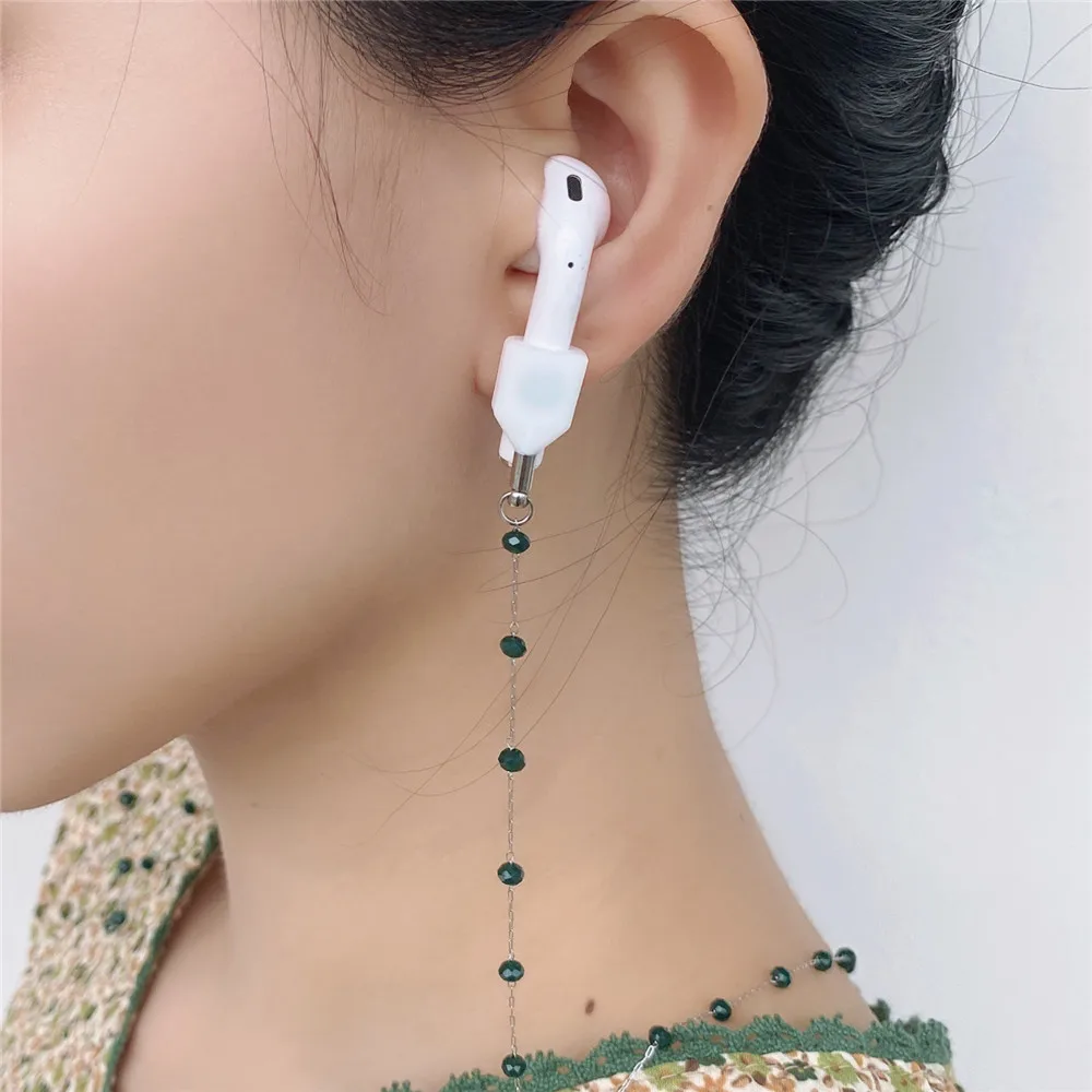 Crystal Beads Link Chain Creative Bluetooth Earphone Airpods Anti-Lost Protector Reading Glasses Chains Necklace Band Accessory
Crystal Beads Link Chain Creative Bluetooth Earphone Airpods Anti-Lost Protector Reading Glasses Chains Necklace Band Accessory