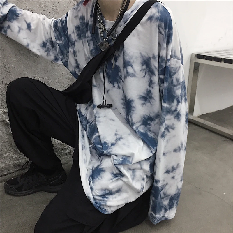 Harajpoo Female T-Shirt Spring Korean Version Harajuku Style Street Gradient Tie-dye Loose Long-sleeved Bottoming Couple Tops
Harajpoo Female T-Shirt Spring Korean Version Harajuku Style Street Gradient Tie-dye Loose Long-sleeved Bottoming Couple Tops