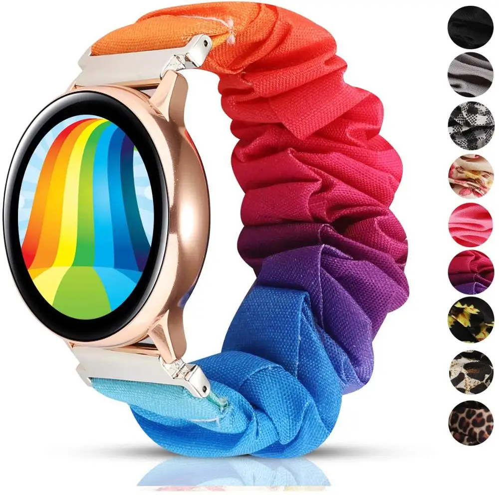 20mm 22mm Nylon Elastic Watch Strap for Samsung galaxy watch 46mm/Active 2 42mm/Huawei watch GT2/Amazfit bip for Soft loop strap
20mm 22mm Nylon Elastic Watch Strap for Samsung galaxy watch 46mm/Active 2 42mm/Huawei watch GT2/Amazfit bip for Soft loop strap