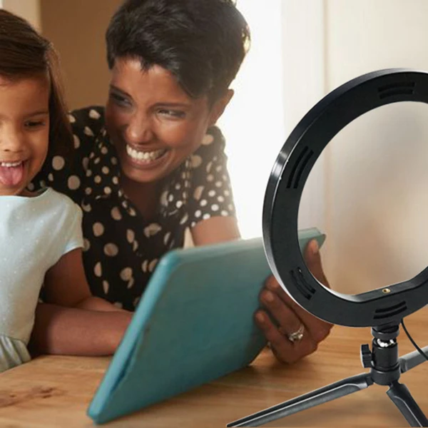 Ring Light 26cm / 10Inch LED Selfie Lamp Photography Ring Light with Tripod for Youtube Live Makeup Live
Ring Light 26cm / 10Inch LED Selfie Lamp Photography Ring Light with Tripod for Youtube Live Makeup Live