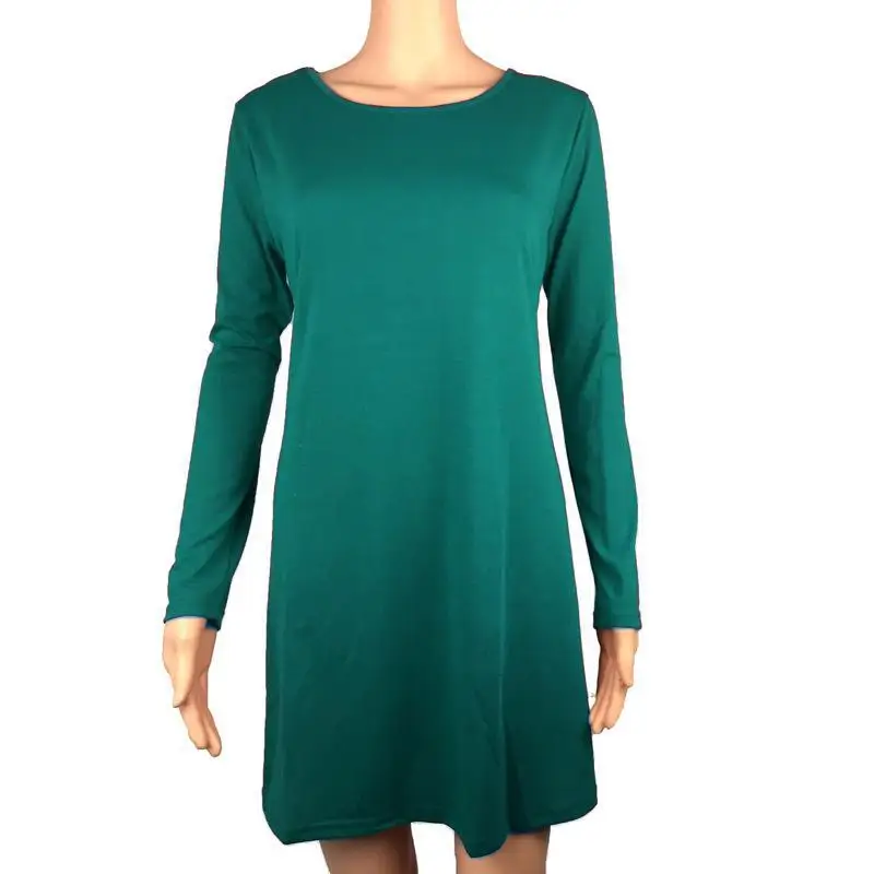 Autumn Womens dresses Loose Dress Ladies Crew Neck Casual Long girl Tops Dress female fashion xxl
Autumn Womens dresses Loose Dress Ladies Crew Neck Casual Long girl Tops Dress female fashion xxl