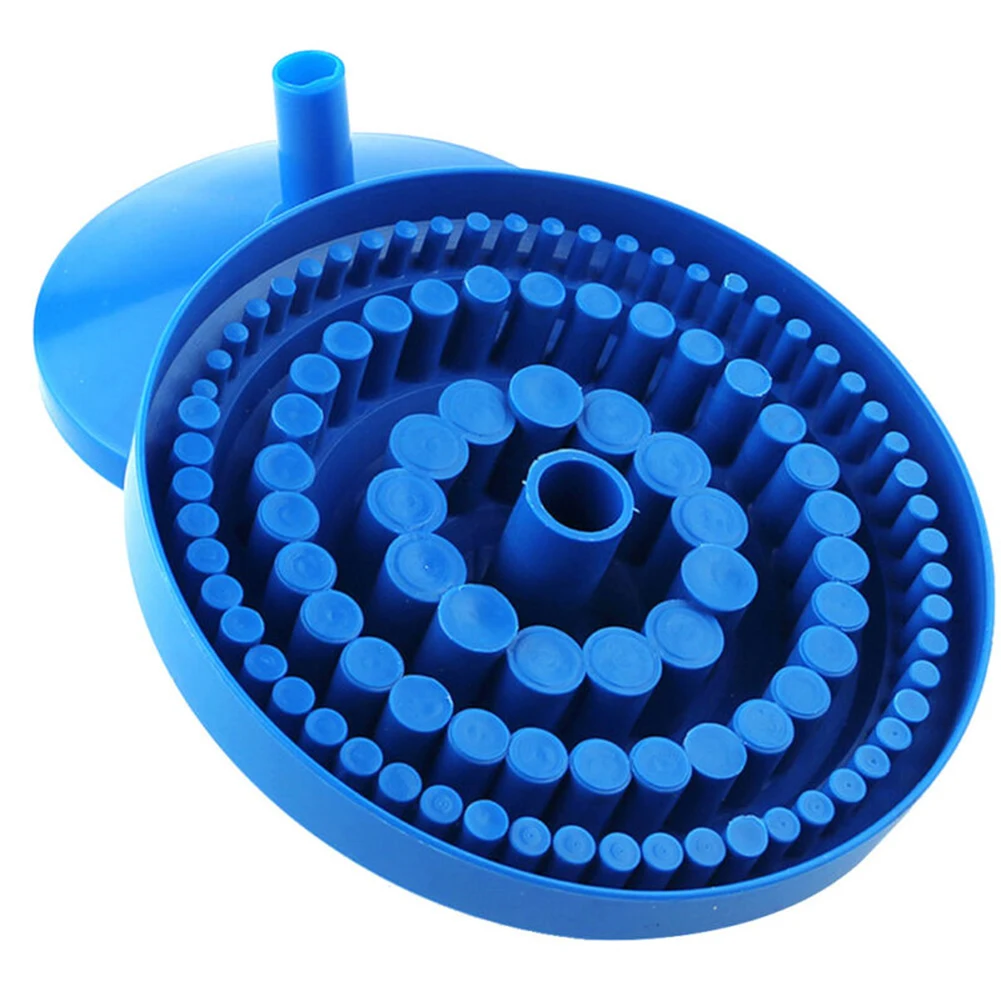 Charm Drill Bit Storage Case Organizer Stand Box Round Shape New Useful