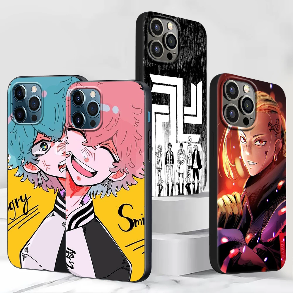 Anime Tokyo Revengers Phone Case For iPhone 13 11 12 Pro Max Casing XR 7 8 + X 6 6S Plus XS 5 5s SE 2020 Black Soft Cover Shell
Anime Tokyo Revengers Phone Case For iPhone 13 11 12 Pro Max Casing XR 7 8 + X 6 6S Plus XS 5 5s SE 2020 Black Soft Cover Shell