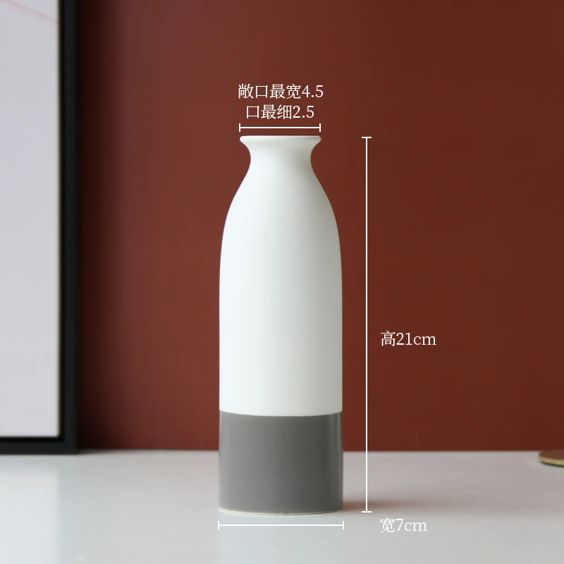 Ceramic Modern Flower Vase Plant Minimalist White Aesthetic Design Plant Vase Bedroom Office Decoration Maison Home Decor DF50HP
Ceramic Modern Flower Vase Plant Minimalist White Aesthetic Design Plant Vase Bedroom Office Decoration Maison Home Decor DF50HP
