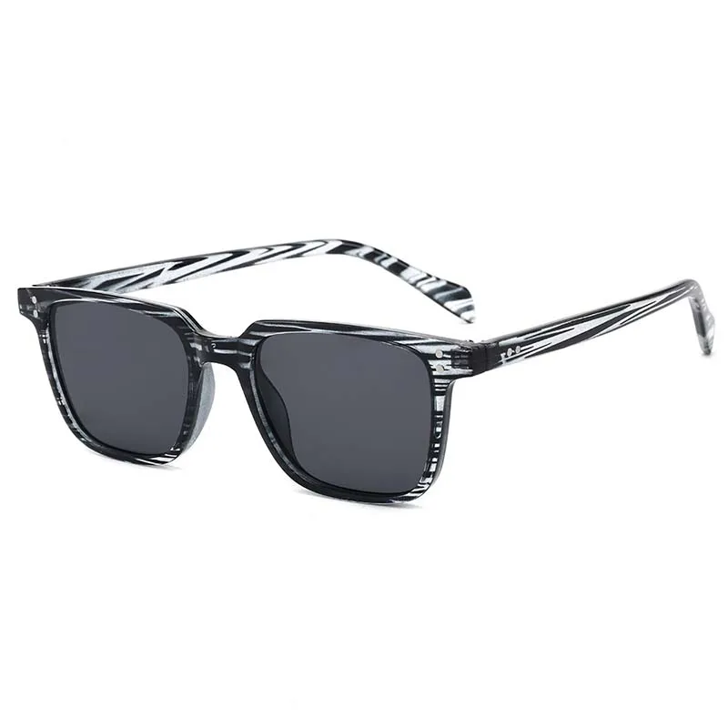 New Square Sunglasses Men Women Retro Metal Rivet Small Frame Sun Glasses Fashion Photochromic Ocean Lens Eyeglasses | Аксессуары для