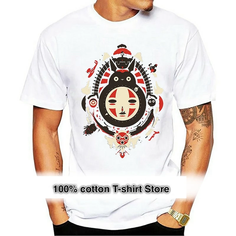 Ghibli Hayao Miyazaki Totoro no face Tee short sleeve women men cotton DIY T-Shirt fashion summer
Ghibli Hayao Miyazaki Totoro no face Tee short sleeve women men cotton DIY T-Shirt fashion summer