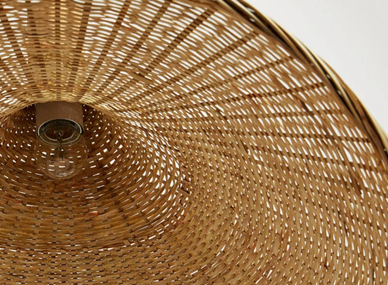 Modern hand woven bamboo lamp restaurant hotpot hotel family living room attic retro personalized straw hat decorative lamp 
Modern hand woven bamboo lamp restaurant hotpot hotel family living room attic retro personalized straw hat decorative lamp