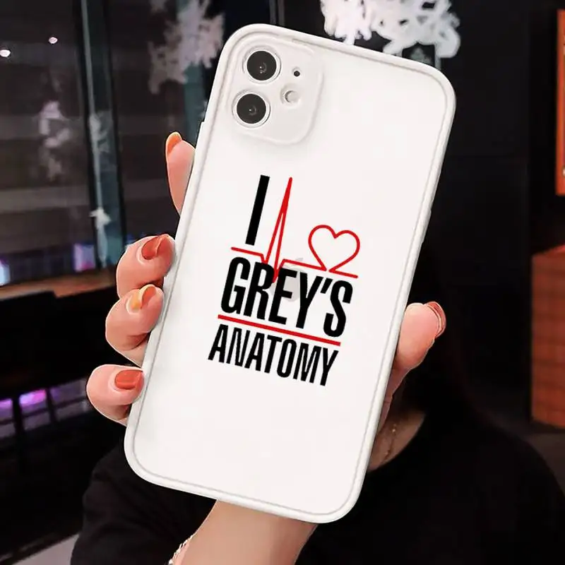 Greys Anatomy Phone Case For iPhone 12 11 Mini Pro XR XS Max 7 8 Plus X Matte transparent White Cover
Greys Anatomy Phone Case For iPhone 12 11 Mini Pro XR XS Max 7 8 Plus X Matte transparent White Cover