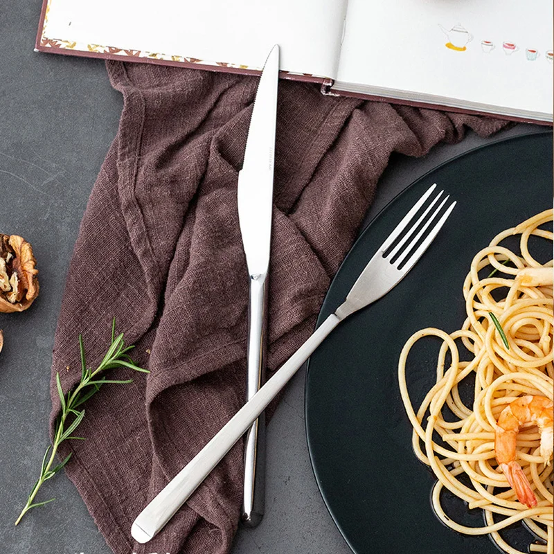 Reusable Dinnerware Cutlery Set Modern Design Eco Friendly Set Silver Vintage Kitchen Stainless Steel Vaisselle Tableware DE50CS
Reusable Dinnerware Cutlery Set Modern Design Eco Friendly Set Silver Vintage Kitchen Stainless Steel Vaisselle Tableware DE50CS