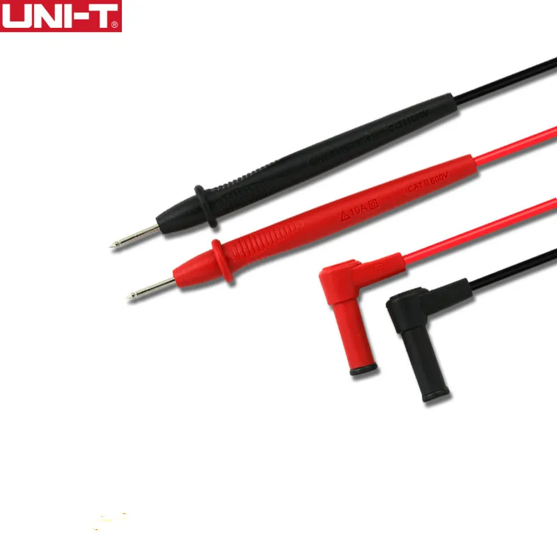 

UNI-T UT-L20 Test Probe 600V 10A Cross Plug Measure Cable Wire with Shield Sleeve Universal Multimeter Test Leads