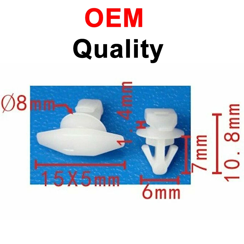 100x / 500x OEM for WEATHER STRIP TRIM CLIP for Ford E7GZ-6120586-B