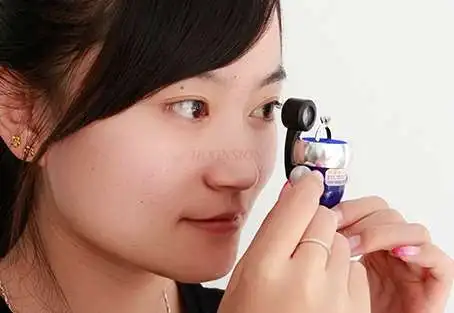 Magnifying glass 10 times desktop waist prism waist speculum jewelry mirror desktop identification waist code defect tool
Magnifying glass 10 times desktop waist prism waist speculum jewelry mirror desktop identification waist code defect tool