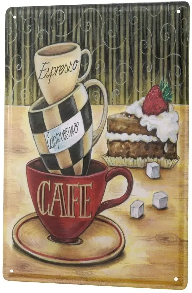 LEotiE SINCE 2004 Tin Sign Metal Plate Decorative Sign Home Decor Plaques Fun Kitchen Decoration Coffee Espresso Cappuccino
LEotiE SINCE 2004 Tin Sign Metal Plate Decorative Sign Home Decor Plaques Fun Kitchen Decoration Coffee Espresso Cappuccino