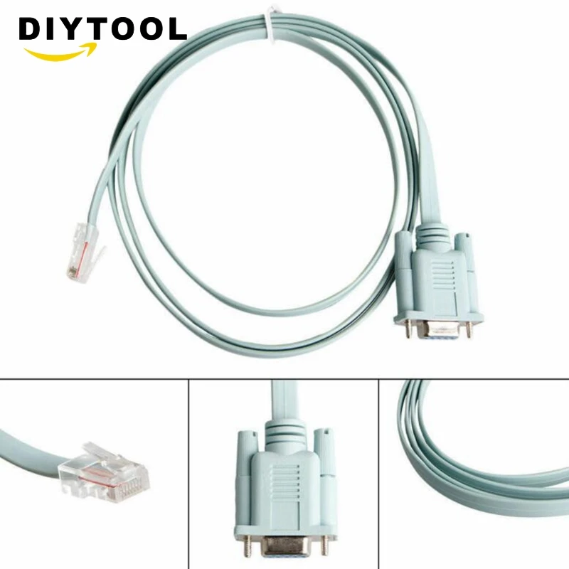 Console Cable RJ45 to DB9 CabConsole 72-3383-01 for Cisco Switch Router
Console Cable RJ45 to DB9 CabConsole 72-3383-01 for Cisco Switch Router