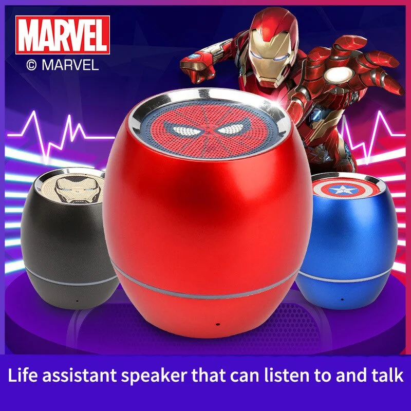 Disney Marvel Spider-Man Iron Man Captain America Wireless Bluetooth Audio Home Subwoofer Small Smart Portable Speakers
Disney Marvel Spider-Man Iron Man Captain America Wireless Bluetooth Audio Home Subwoofer Small Smart Portable Speakers