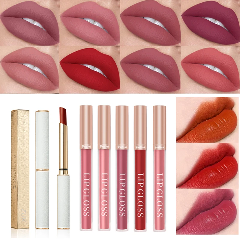 Waterproof Long Lasting Lip Gloss Lipstick Velvet Mist Matte Lipstick for Women Sexy Lip Sticks Cosmetics Makeup Easy To Wear 
Waterproof Long Lasting Lip Gloss Lipstick Velvet Mist Matte Lipstick for Women Sexy Lip Sticks Cosmetics Makeup Easy To Wear