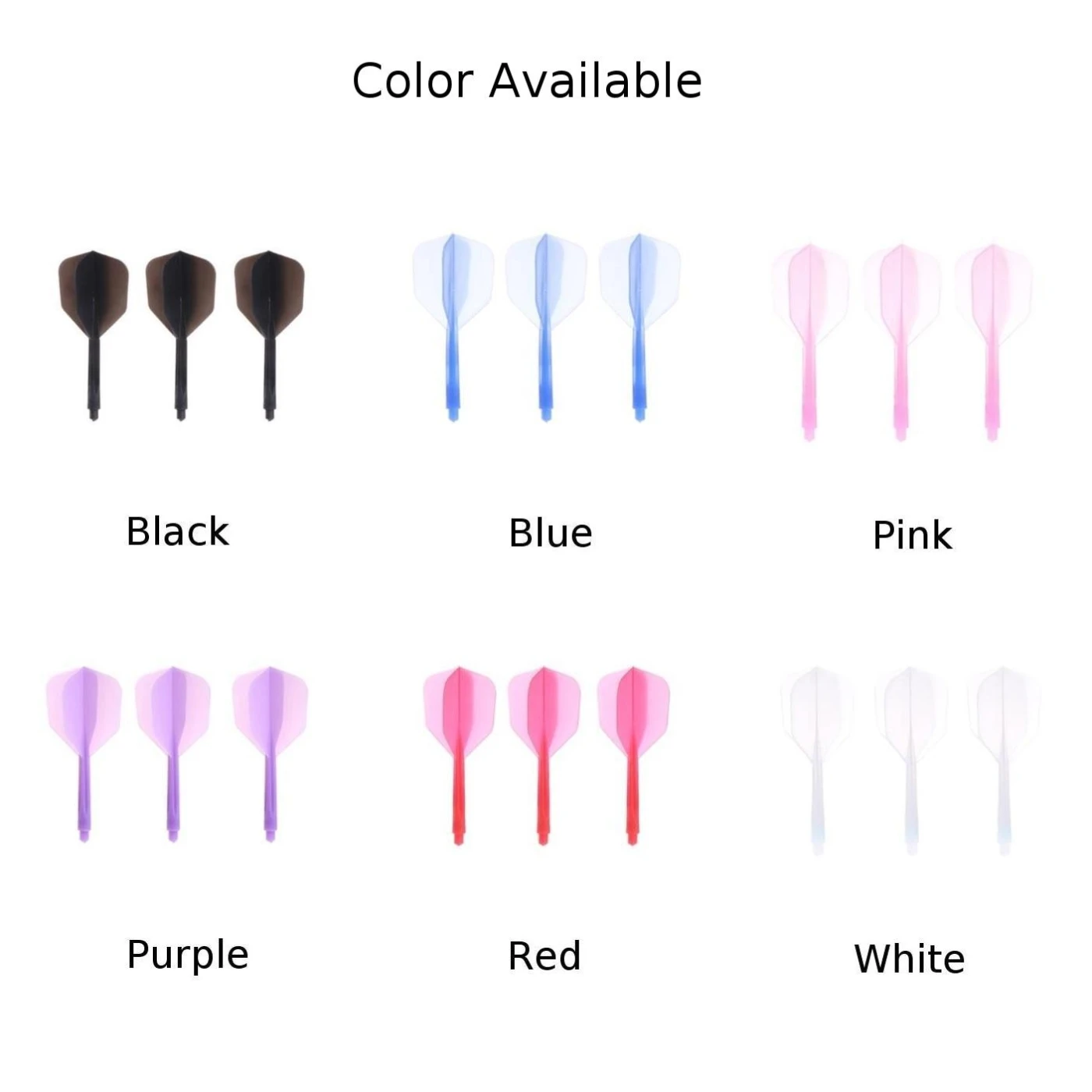 3pcs Dart Flights Wing Tail DIY For Body Stems Shafts Integrated System Dart Optional Color Standard Size 
3pcs Dart Flights Wing Tail DIY For Body Stems Shafts Integrated System Dart Optional Color Standard Size