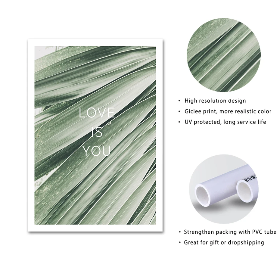 Nordic Plants Leaves Flower Canvas Painting Romantic Love You Quotes Poster Print Wall Art Pictures for Bedroom Home Decoration
Nordic Plants Leaves Flower Canvas Painting Romantic Love You Quotes Poster Print Wall Art Pictures for Bedroom Home Decoration