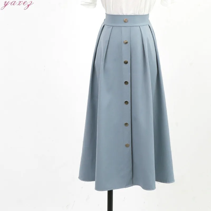 Elastic Waist Solid High Waist Skirt Women Skirt Female Women's Long A-Line Skirt Skirts Womens Summer Gotic Clothes Plus Size
Elastic Waist Solid High Waist Skirt Women Skirt Female Women's Long A-Line Skirt Skirts Womens Summer Gotic Clothes Plus Size