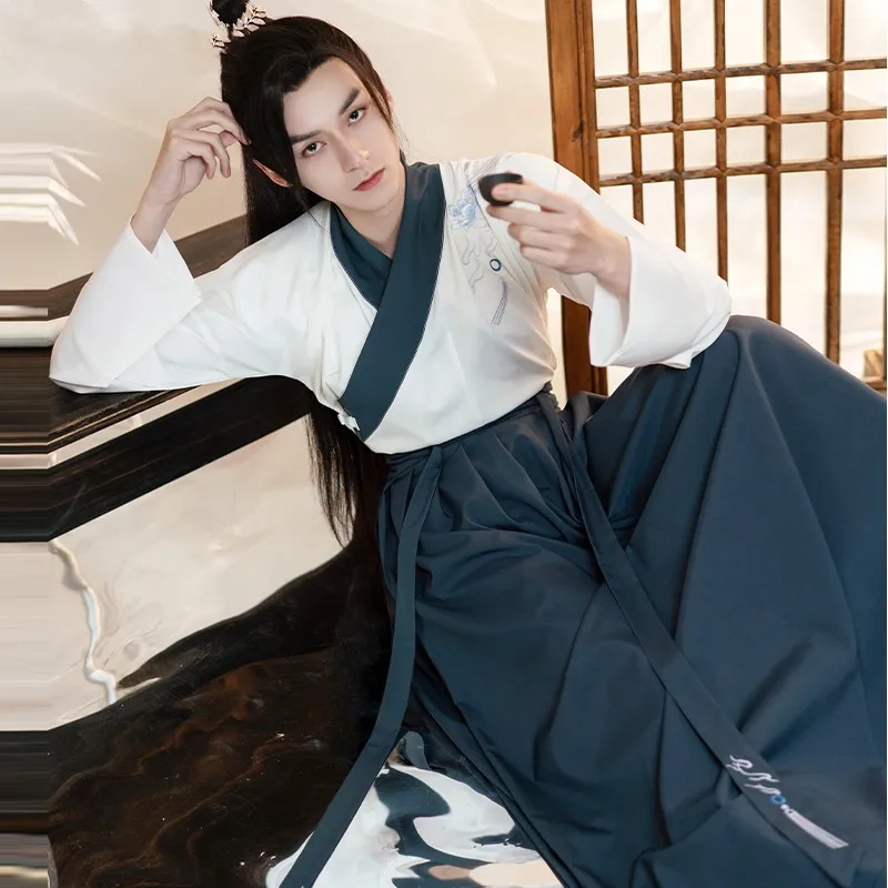Tang Dynasty Costume Traditional Hanfu Dress Man Han Dynasty Dance Costume Ancient Swordsman Clothing Man Kimono Tang Suit
Tang Dynasty Costume Traditional Hanfu Dress Man Han Dynasty Dance Costume Ancient Swordsman Clothing Man Kimono Tang Suit