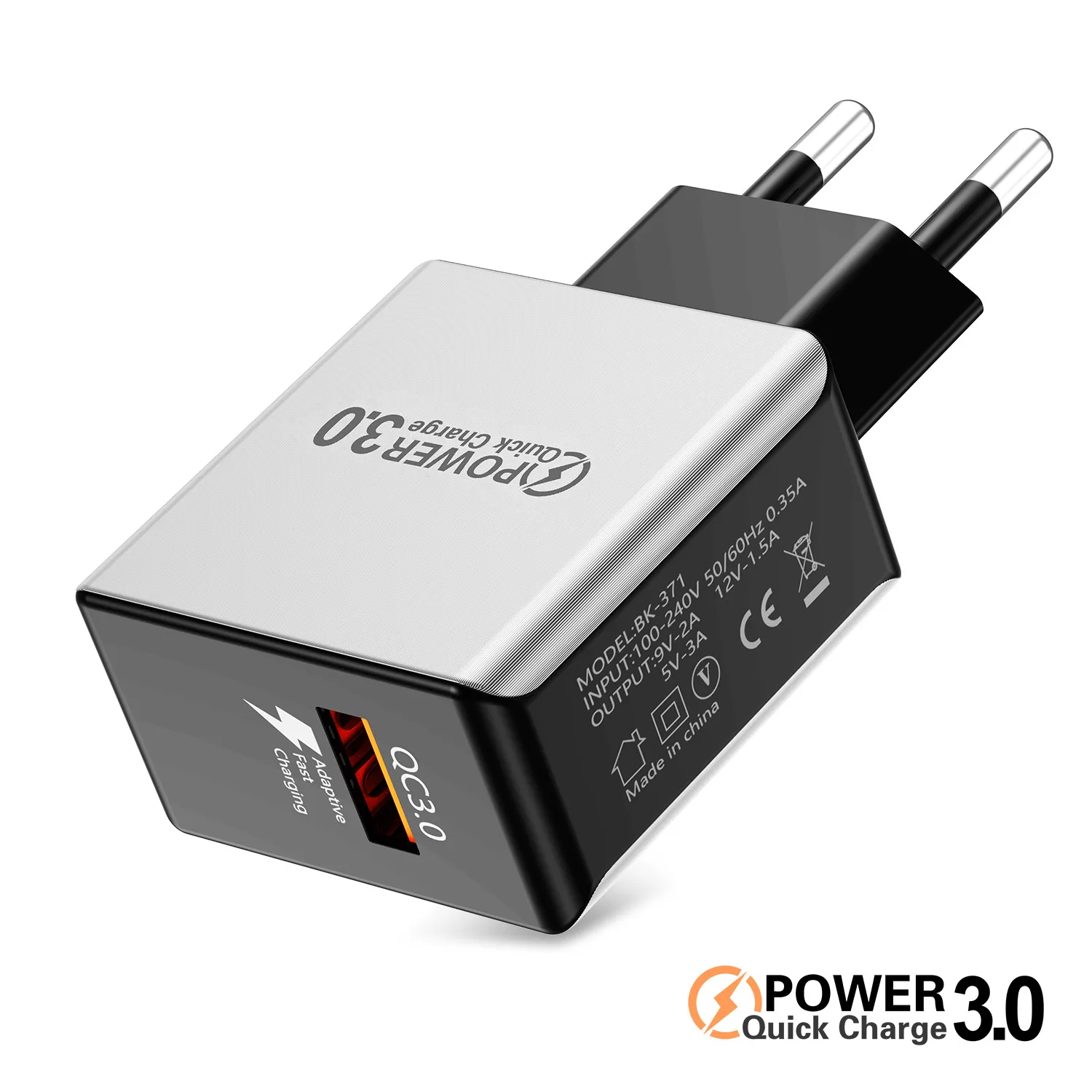 QC3.0 USB Fast Charger Quick Charge QC 3.0 Portable Phone Charging Adapter for iPhone 11 Xiaomi Mi9 Samsung S21 Huawei P40 EU/US
QC3.0 USB Fast Charger Quick Charge QC 3.0 Portable Phone Charging Adapter for iPhone 11 Xiaomi Mi9 Samsung S21 Huawei P40 EU/US