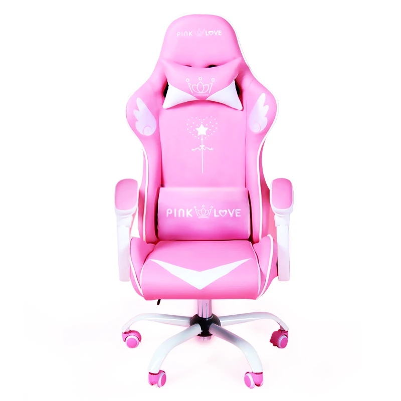 On Sale Cute pink gaming chair girl computer chair home fashion comfortable anchor live chair Internet cafe game chair
On Sale Cute pink gaming chair girl computer chair home fashion comfortable anchor live chair Internet cafe game chair