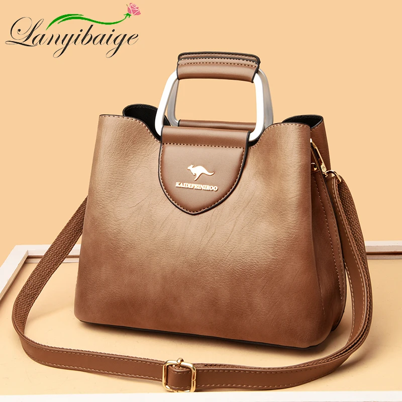 2021 Luxury PU Leather Messenger Bag Designer Famous Brand Female Bag Solid Color Women's Shoulder Bagsi Top Handbag Metal Handl
2021 Luxury PU Leather Messenger Bag Designer Famous Brand Female Bag Solid Color Women's Shoulder Bagsi Top Handbag Metal Handl