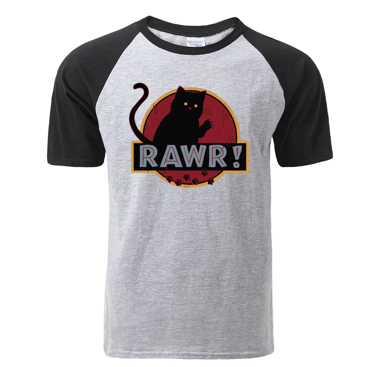 Funny Rawr Cat Cool Print T Shirt Tee Shirt Men Cartoon Graphic Fashion Casual Soft Tshirt Cotton Short Sleeve Raglan T-shirt
Funny Rawr Cat Cool Print T Shirt Tee Shirt Men Cartoon Graphic Fashion Casual Soft Tshirt Cotton Short Sleeve Raglan T-shirt