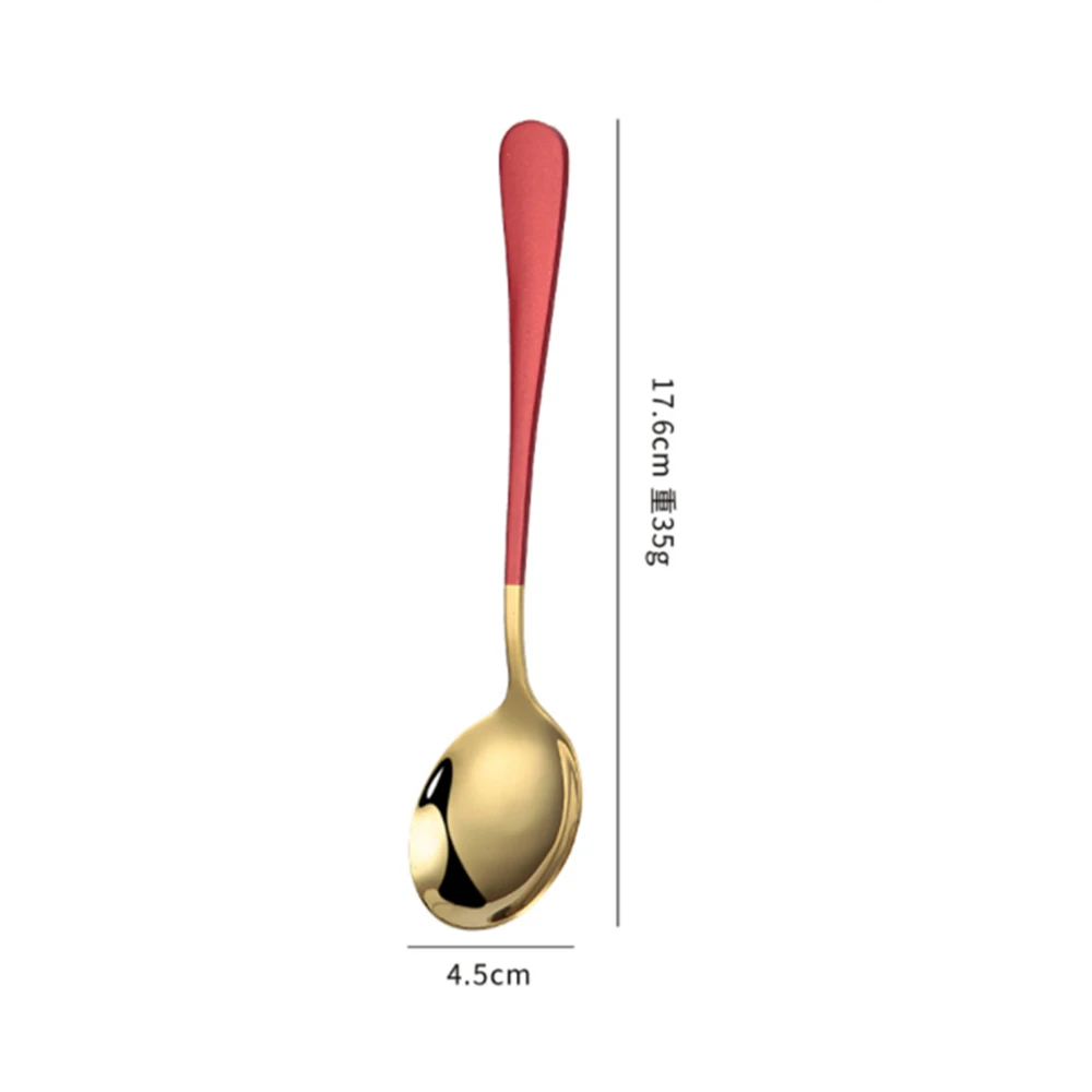 Coffee Spoon Dessert Spoon Cutlery Stainless Steel Ice Cream Spoon Scoop Creative Spoon tea-spoon Soup Spoon Fashion Tableware
Coffee Spoon Dessert Spoon Cutlery Stainless Steel Ice Cream Spoon Scoop Creative Spoon tea-spoon Soup Spoon Fashion Tableware
