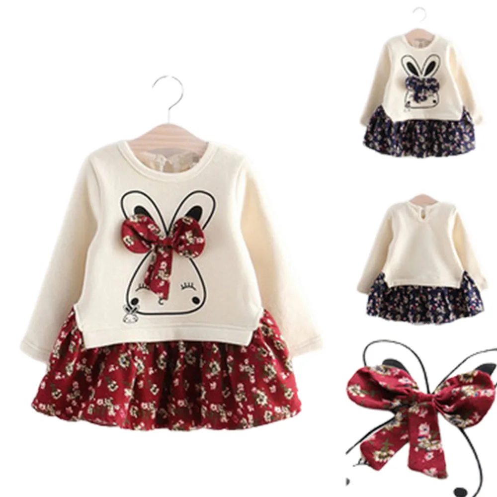 Dresses For Girls Children's Clothes Kid Korean Style Costumes Cute Princess Baby Cartoon Bunny Floral Plush Patchwork
Dresses For Girls Children's Clothes Kid Korean Style Costumes Cute Princess Baby Cartoon Bunny Floral Plush Patchwork