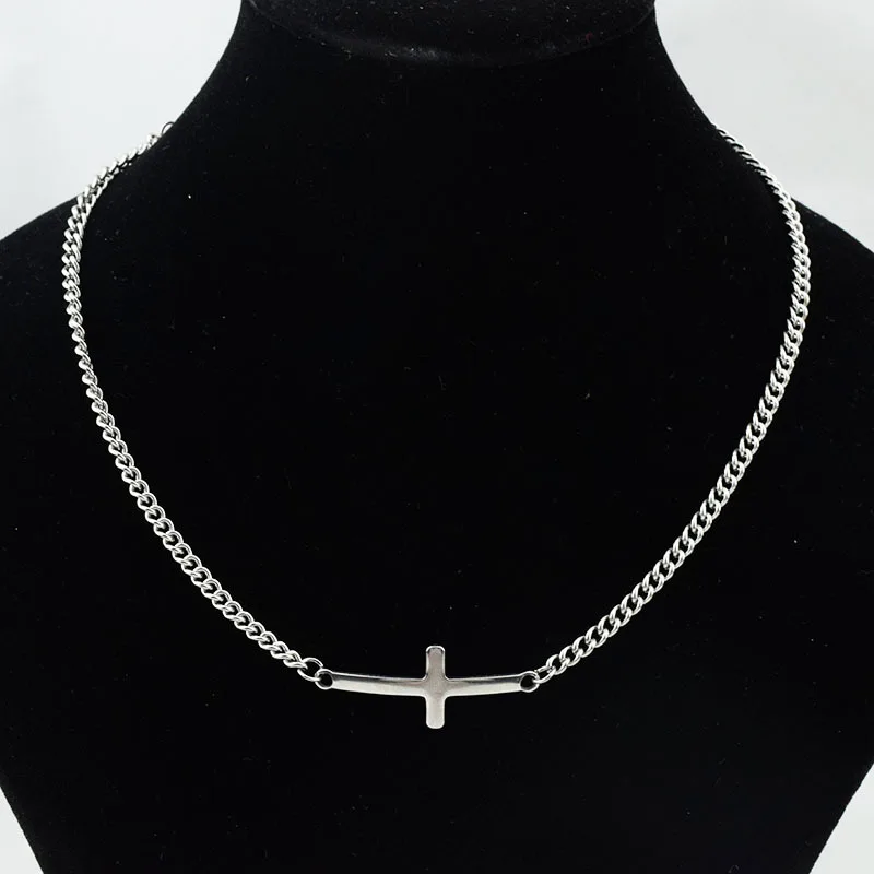 New Japanese and Korean Harajuku Titanium Steel Cross Necklace Neck Chain New Personalized Neck Chain The Same As Korean Ins
New Japanese and Korean Harajuku Titanium Steel Cross Necklace Neck Chain New Personalized Neck Chain The Same As Korean Ins