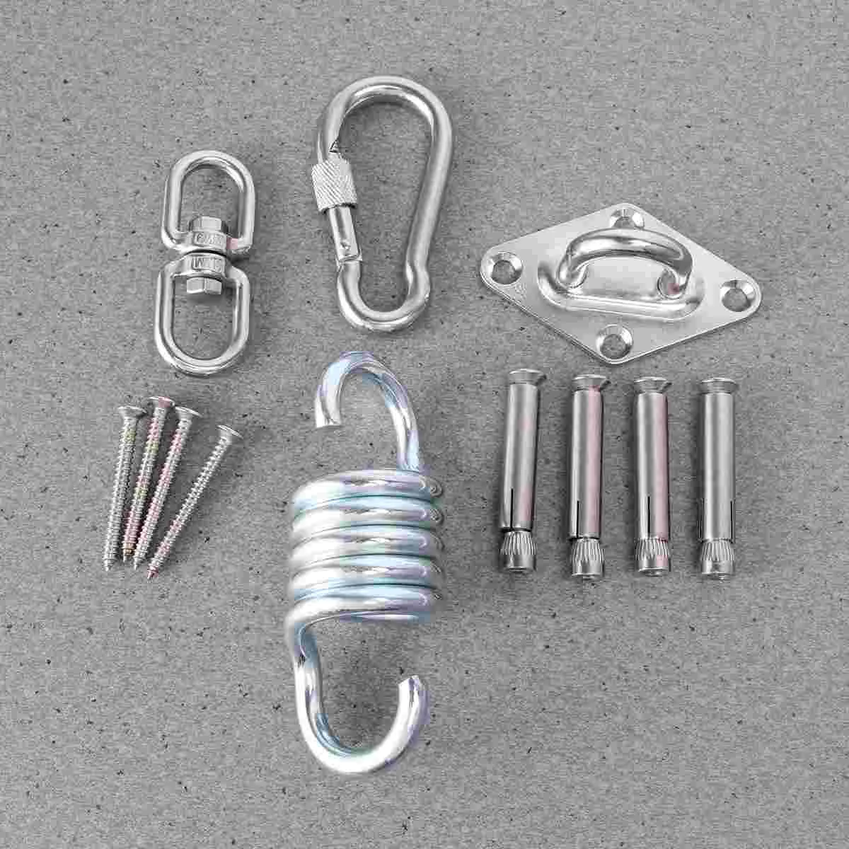 1 Set Swing Hook Chair Hanging Accessories Spring Swivel Hooks Hammock Swing Fixed Plate Accessories
1 Set Swing Hook Chair Hanging Accessories Spring Swivel Hooks Hammock Swing Fixed Plate Accessories