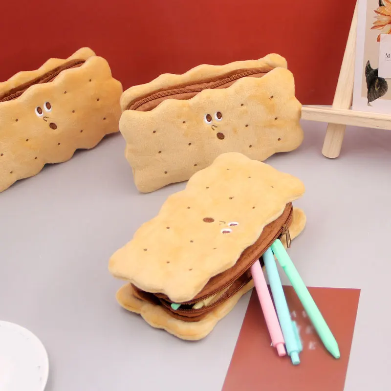 Cute Creative Cookie Sandwich Soft Plush Pencil Case Bag Kawaii Coin Purse Pencilcase Kids Birthday Gift School Stationery
Cute Creative Cookie Sandwich Soft Plush Pencil Case Bag Kawaii Coin Purse Pencilcase Kids Birthday Gift School Stationery