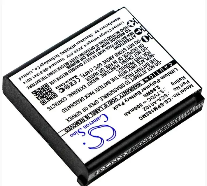 cameron sino 800mah battery for SENA Prism Bluetooth Action Camera Sena Prism SCA-A0102 Camera Battery
cameron sino 800mah battery for SENA Prism Bluetooth Action Camera Sena Prism SCA-A0102 Camera Battery