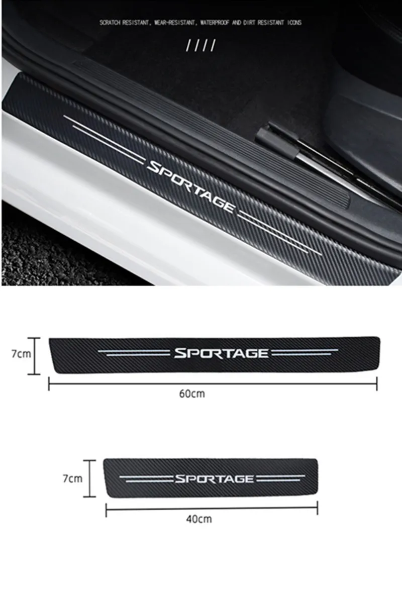 4pcs decorative carbon fiber doorsill car door panels are suitable for KIA SPORTA 342016-2020 auto parts
4pcs decorative carbon fiber doorsill car door panels are suitable for KIA SPORTA 342016-2020 auto parts
