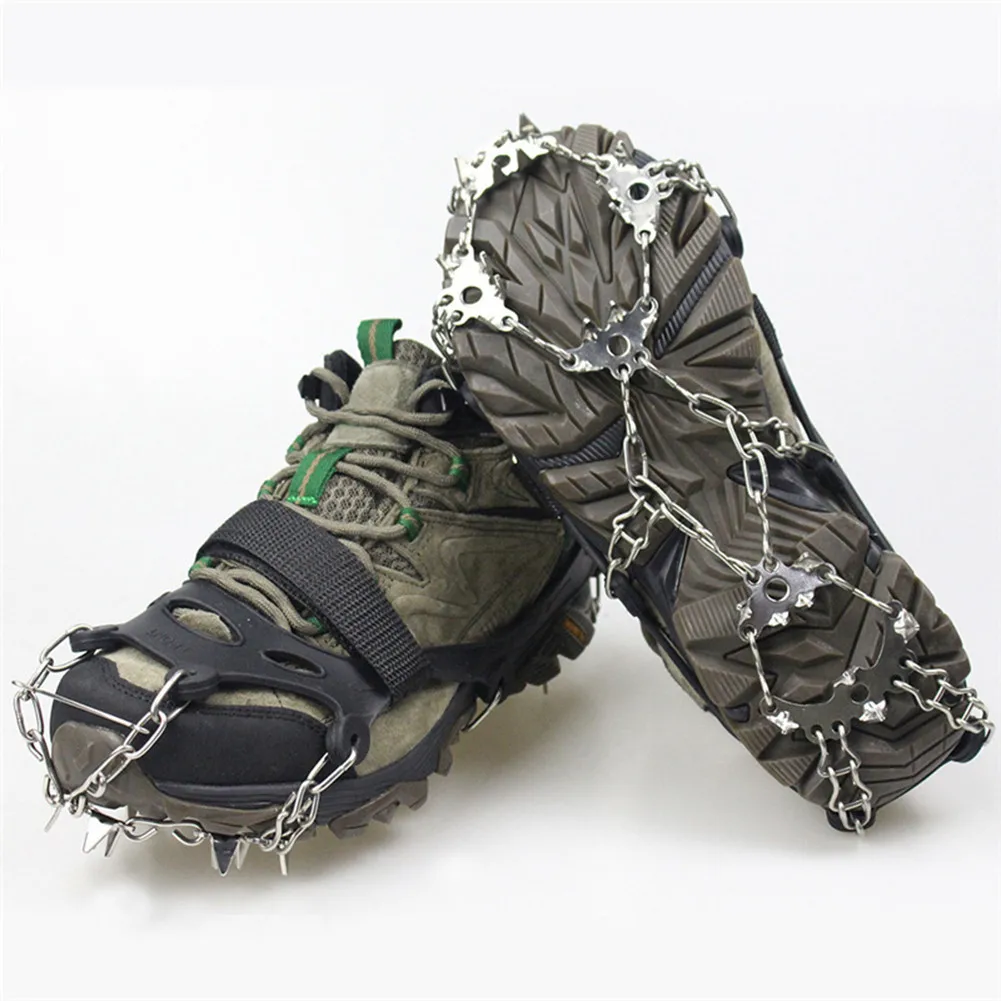 Crampons Ice Snow Grips 24 Teeth Stainless Steel Traction Cleats For Snow Boots Walking Climbing Fishing Hiking Winter 2021 New
Crampons Ice Snow Grips 24 Teeth Stainless Steel Traction Cleats For Snow Boots Walking Climbing Fishing Hiking Winter 2021 New
