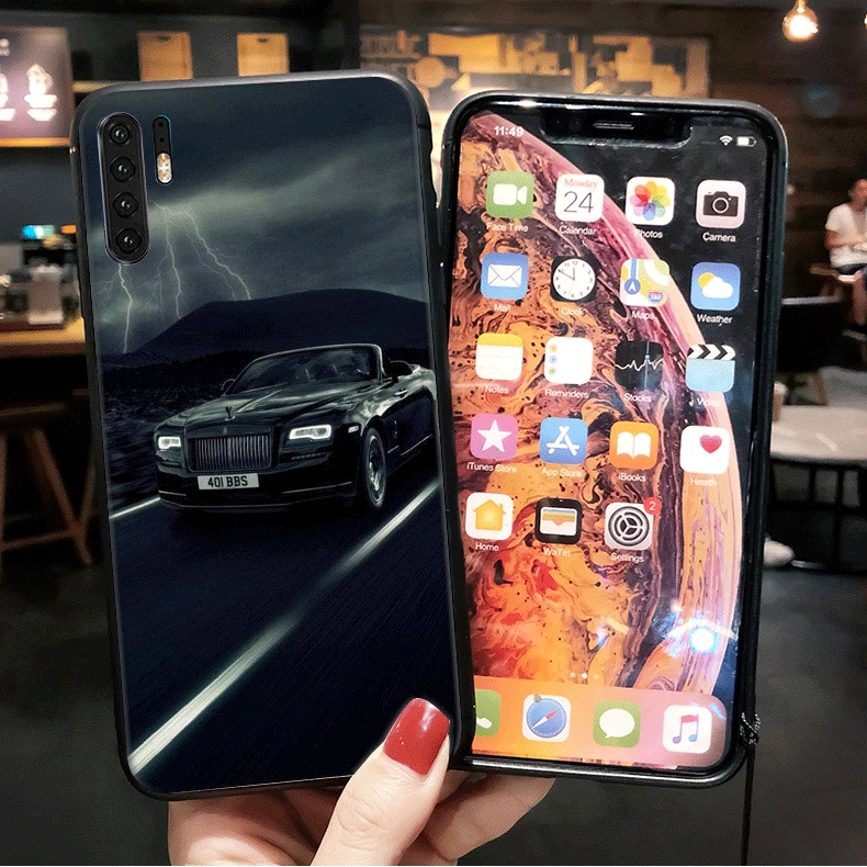 Крутой маленький автомобильный силиконовый чехол для телефона из ТПУ Huawei Honor 6A 7A 3