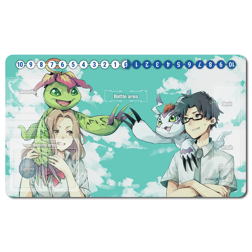 781251 - Board Game DTCG Playmat Table Mat Size 60X35 cm Mousepad Play Mats Compatible for Digimon TCG CCG RPG 
781251 - Board Game DTCG Playmat Table Mat Size 60X35 cm Mousepad Play Mats Compatible for Digimon TCG CCG RPG