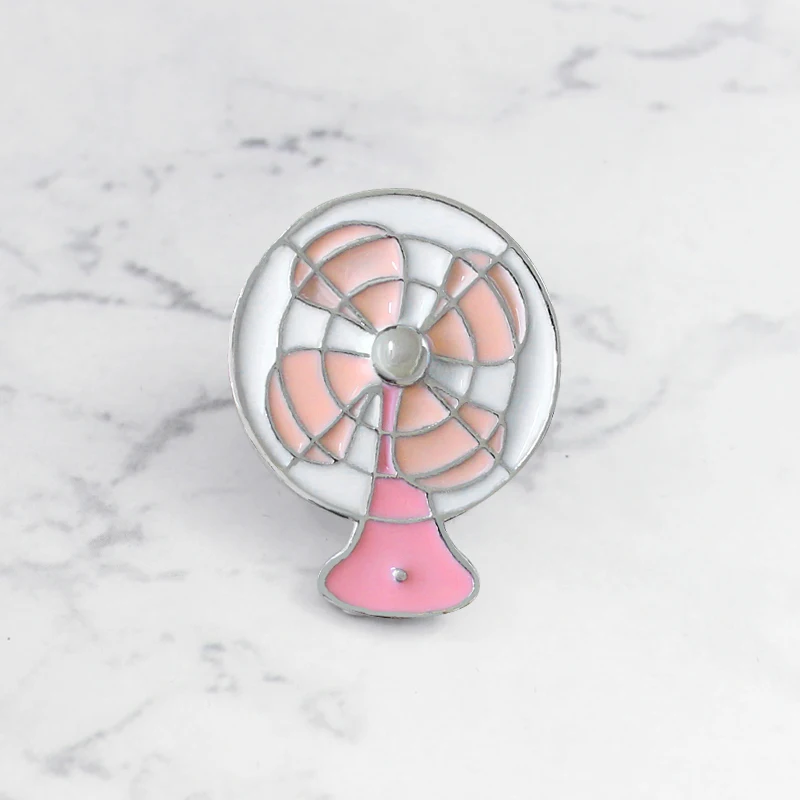 Girls Pink Electric Fan Brooch Enamel Pins Metal Brooches for Women Badge Metalicos Brooch Accessories
Girls Pink Electric Fan Brooch Enamel Pins Metal Brooches for Women Badge Metalicos Brooch Accessories
